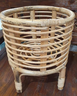 Split Rattan Plant Stand